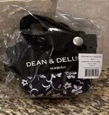 하와이 한정판 DEAN & DELUCA 딘앤델루카 에코백 블랙