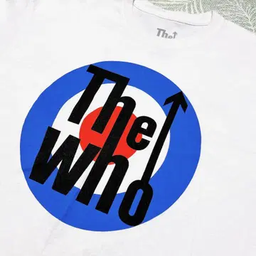 초레어 밴딩 롱 T The Who 양면+소매 프린트