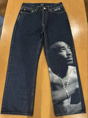 새상품급 xlarge 2pac 데님 32inch