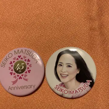 마츠다 세이코 캔뱃지 일본 무도관 회장 한정판 랜덤 2개 세트