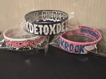 ONE OK ROCK DETOX JAPAN TOUR 고무 팔찌 3개 세트