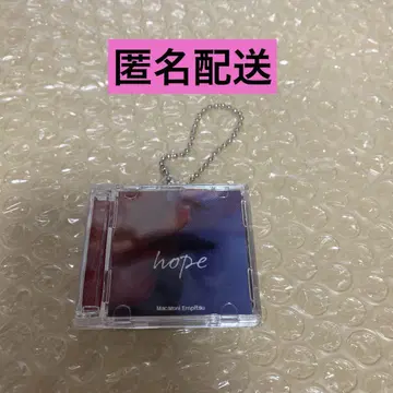마카로니 연필 hope CD풍 키링 마카엔