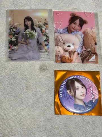 노기자카46 유미키 나오 브로마이드 캔배치 모바카