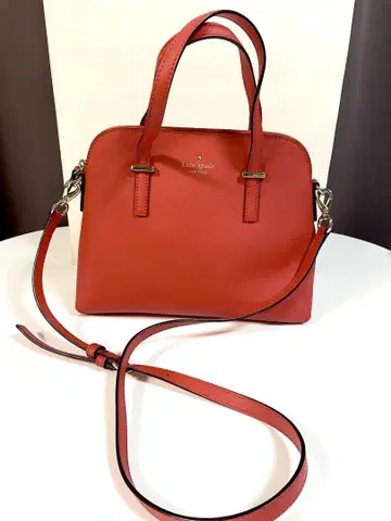 미사용 kate spade 빨간색 2way