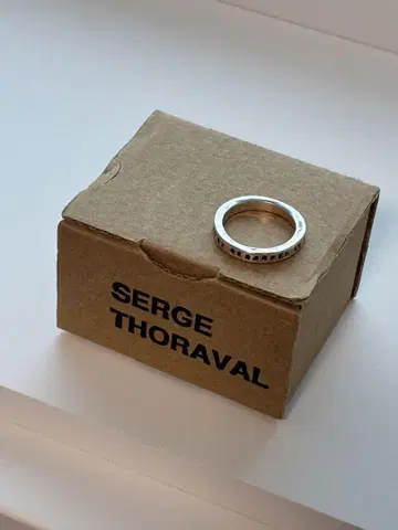 SERGE THORAVAL 반지 앉아서 하늘을 silver925 12호