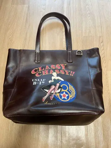 새상품급 AVIREX 가죽 토트백 CLASSY CHASSY