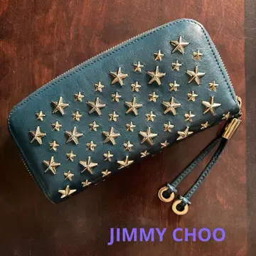 JIMMY CHOO 별 모양 스터드 장지갑