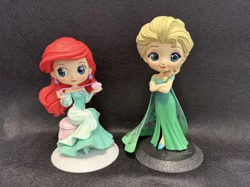 Qposket Disney 프린세스 아리엘 엘사 큐포스켓