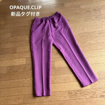 택 포함 새상품 OPAQUE.CLIP 컬러 팬츠 사이즈 M