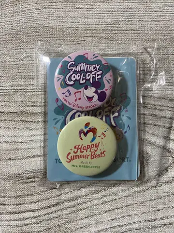 Mrs. GREEN APPLE 디즈니 콜라보 스티커 캔뱃지 세트