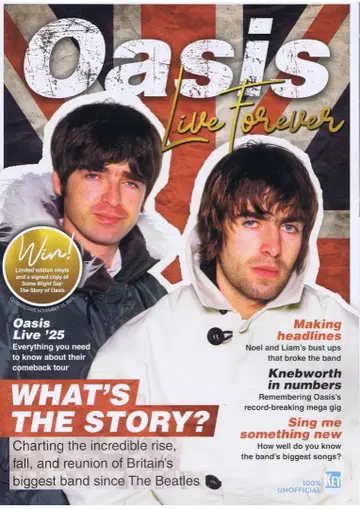 잡지 오아시스 Oasis Live Forever [외국도서]