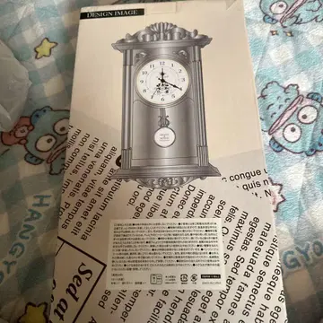 디즈니 클래식 스타일 벽걸이 시계 실버