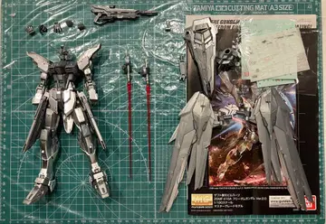 MG 프리덤 건담 ver.2.0 (실버 코팅 ver) 완성품 정크