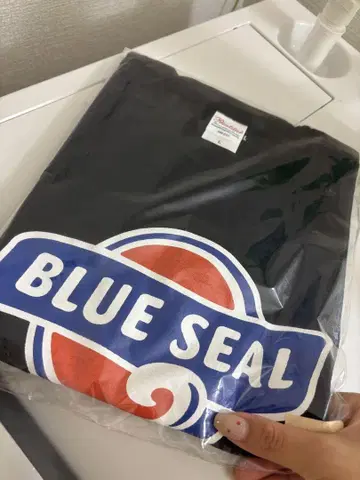 BLUE SEAL 블랙 티셔츠