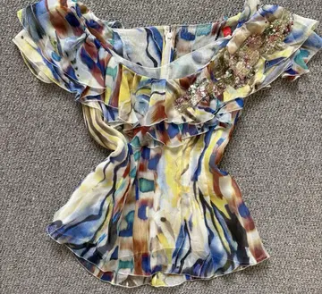 ChristianLacroix Bazar 오프숄더 실크 100%