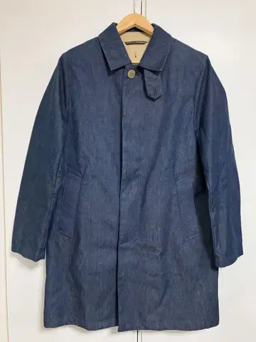 Traditional Weatherwear의 데님 원단 스텐카라 코트
