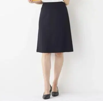오리히카 워셔블 스커트 L 사이즈 네이비 섀도우 체크