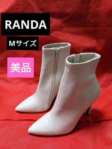 RANDA 스트레스 프리 스틸레토 스트레치 숏 부츠 지퍼