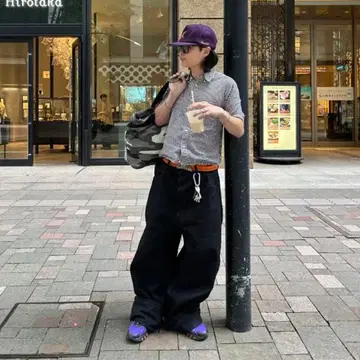 minustwo Crown Logo Baggy Denim