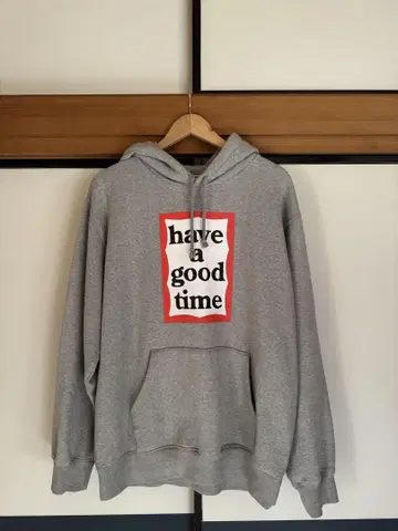 have a good time 그레이 후디 XL