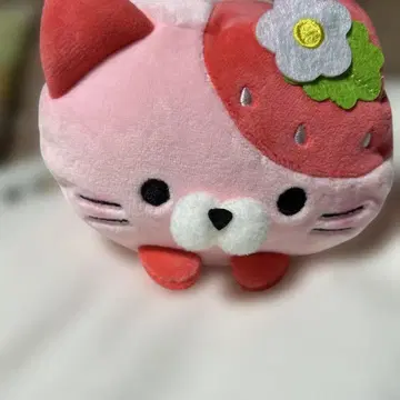 말랑말랑! 동글동글 냥코 도치기 한정판 딸기냥