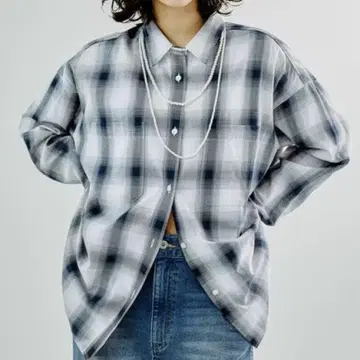 LEPSIM 렙심 옴브레 체크 셔츠