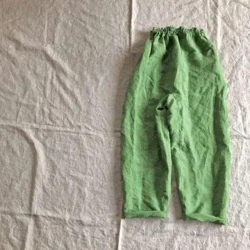 린넨 몸빼 애플 그린