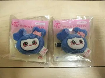 TWICE BABY LOVERYS 봉제 인형 헤어핀 츠부리 2개