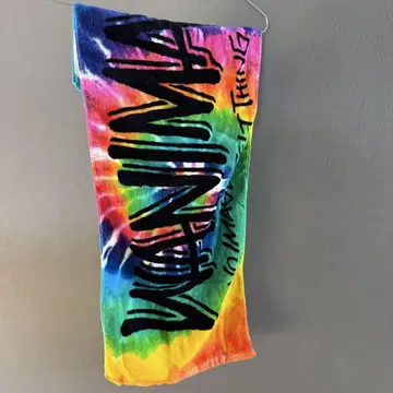 WANIMA 타월 타이 다이 패턴