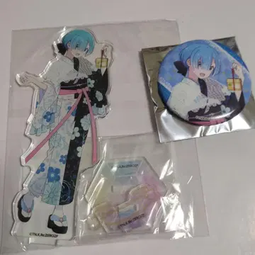 리제로 렘 아크릴 스탠드 캔뱃지