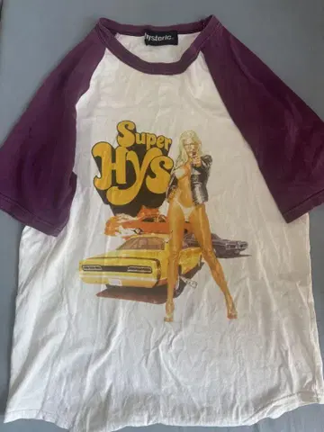 HYSTERIC GLAMOUR 래글런 T셔츠