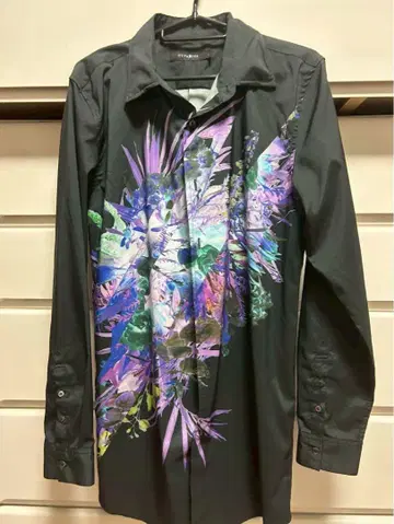 CIVARIZE 꽃무늬 프린트 긴팔 셔츠