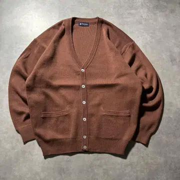 MAC EVANS 빈티지 아크릴 니트 가디건 커트 코베인