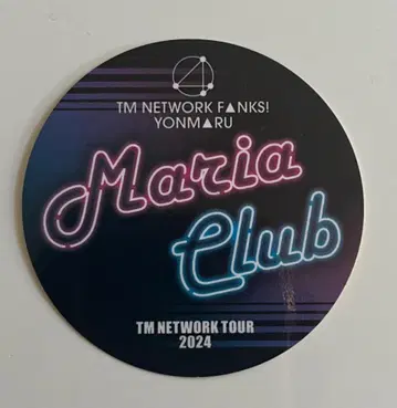 TM NETWORK Maria Club 세트 리스트 스티커