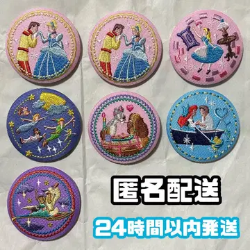 디즈니 캐릭터 자수 캔뱃지