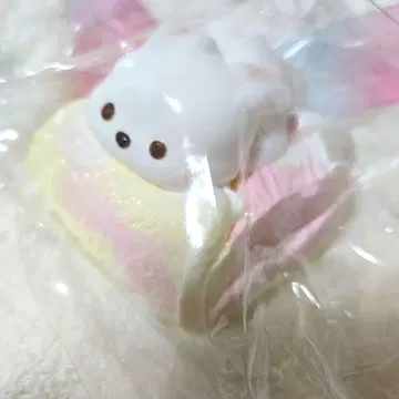 토끼 꿈꾸는 크리미 롤케이크 폭신 물감 스퀴즈 주물럭
