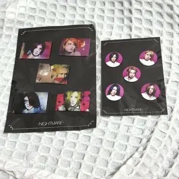 NIGHTMARE AXIS 사진전 캔뱃지 2종 나이트메어