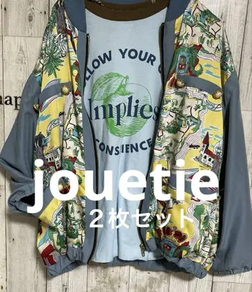 jouetie 블루종 & 롱T 2장 세트