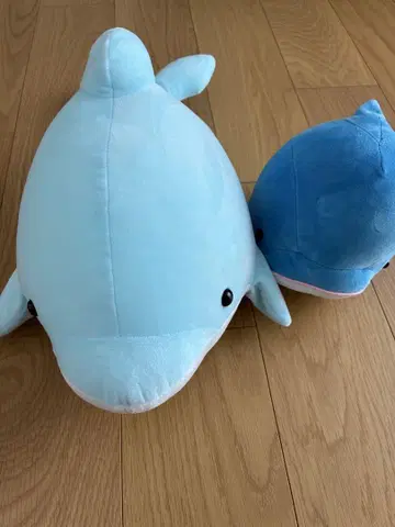돌고래 봉제 인형 세트 대소