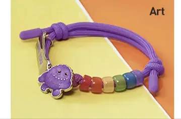 POP MART INSTINCTOY HUG YOU 보라색 팔찌