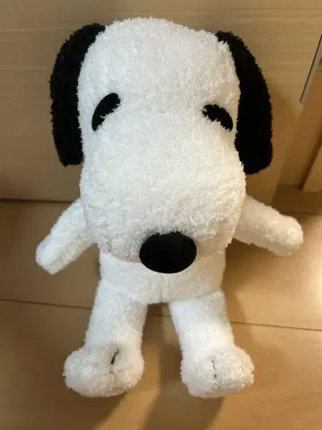 스누피 봉제 인형 전체 길이 35cm [ 미사용 새상품 ]