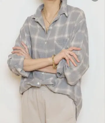 MUSE de Deuxieme Classe 레미 리프 체크 셔츠