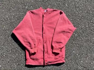 90s 챔피온 리버스 위브 레드 무지 USA 오니 페이드