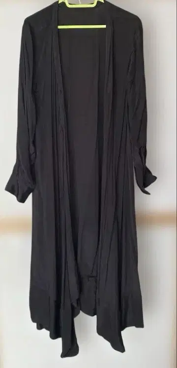 슈가 로즈 롱 가디건 겉옷 봄/여름/가을 얇은 소재 광택 롱 기장