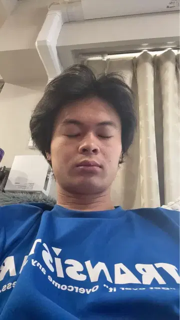파랑 로고 T셔츠