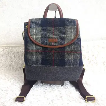 매킨토시 철학 x 해리스 트위드 콜라보 백팩