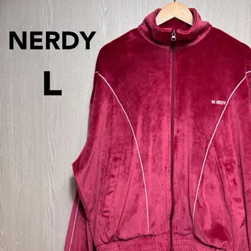 NERDY 벨로아 저지 L 레드 계열