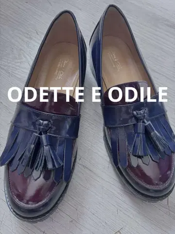 ODETTE E ODILE 바이컬러 태슬 로퍼 새상품급