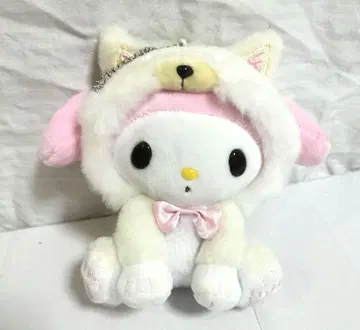 마이멜로디 시바견 마스코트 봉제 인형 키체인 산리오