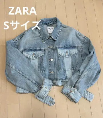[ 익명 배송 ] ZARA 여성용 데님 숏 자켓 S사이즈